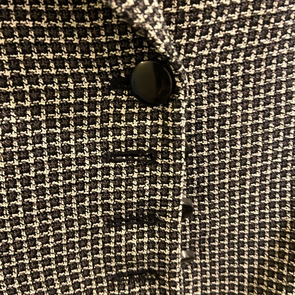 Donna Toran jacket black and white tweed - Picture 3 of 5